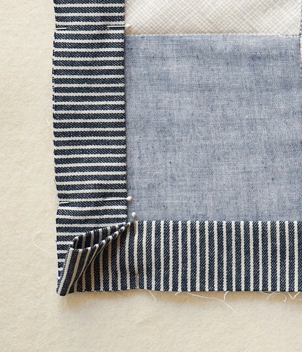 Лоскутное одеяло с диагональным узором: мастер-класс