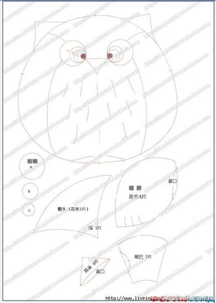 Шьем необычную косметичку. Выкройка