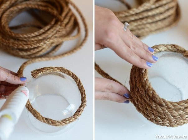 Ваза в стиле рустик: мастер-класс