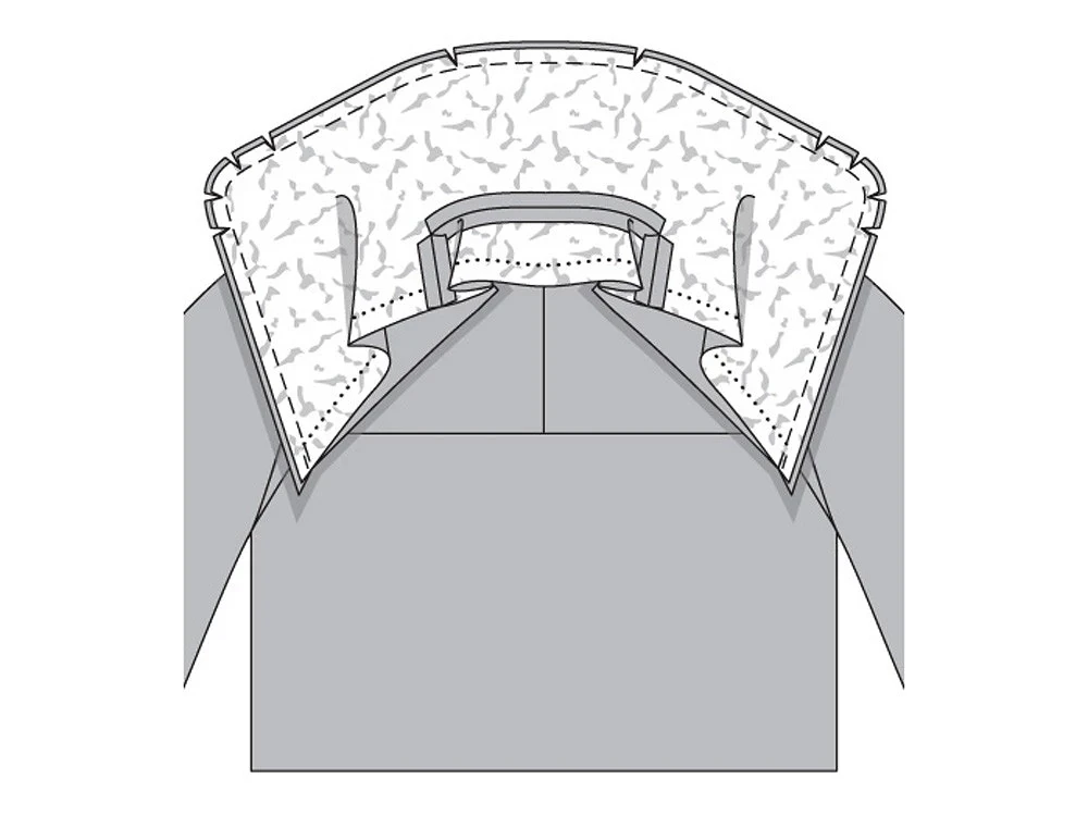 Жакет с необычным воротником и комбинированными рукавами: пошаговый мастер-класс