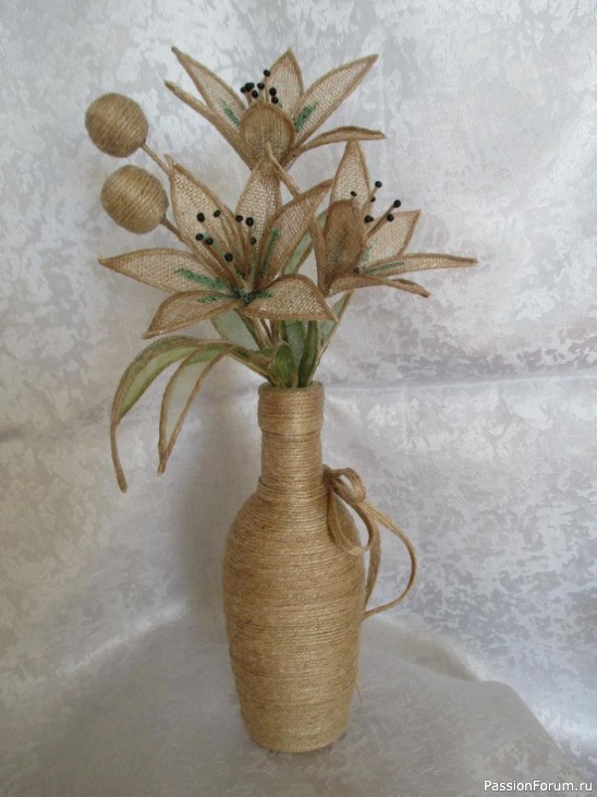 Поделки из джута. Идеи