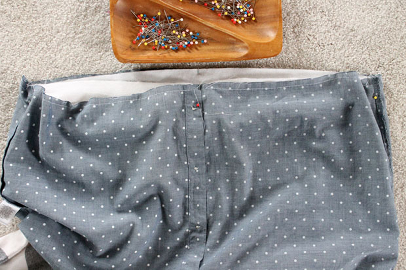 Как из старой рубашки сшить новый пуловер с баской