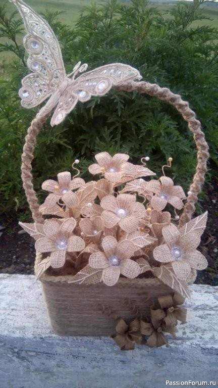 Поделки из джута. Идеи