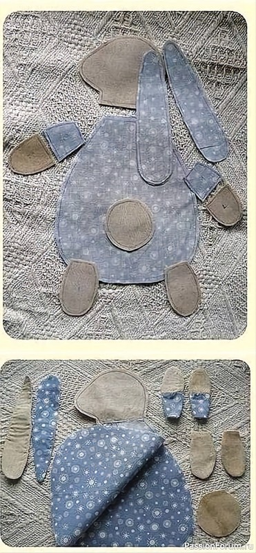 Зайчик-грелка. МК