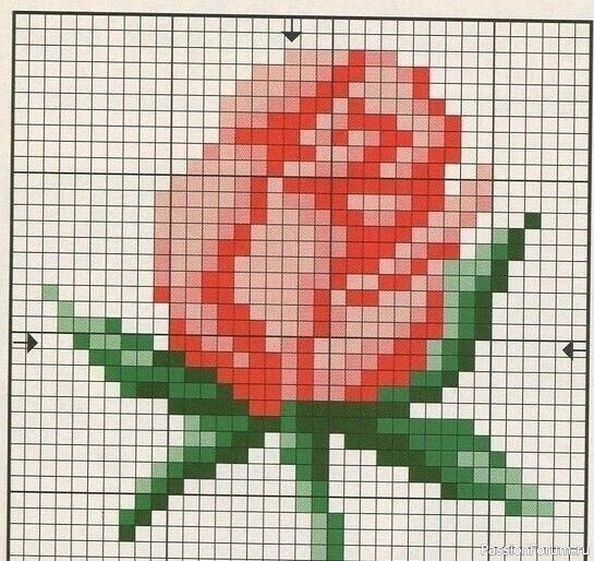 Розы. Схемы для цветочной вышивки