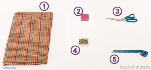 Шьeм пoнчo. Выкройка