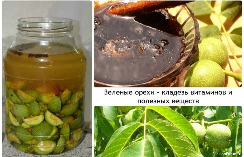 Бальзам из зеленых грецких орехов