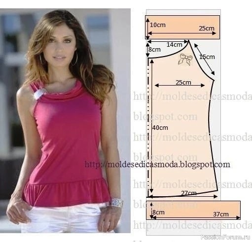 Шьём нарядные блузки. Выкройки -2