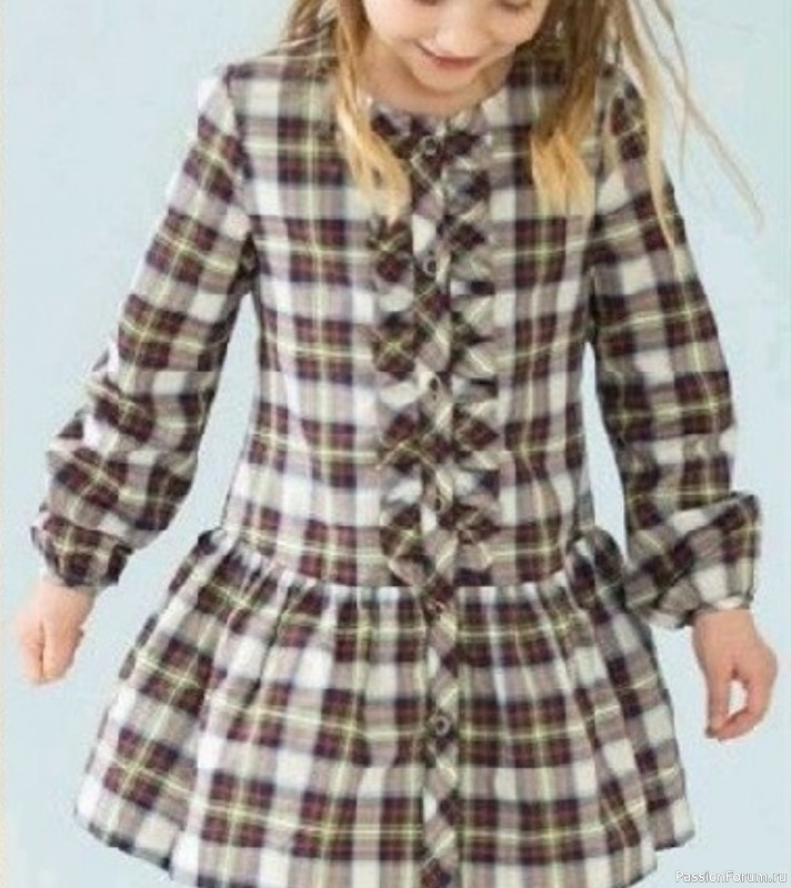 Платье-рубашка с длинным рукавом. Высылаем