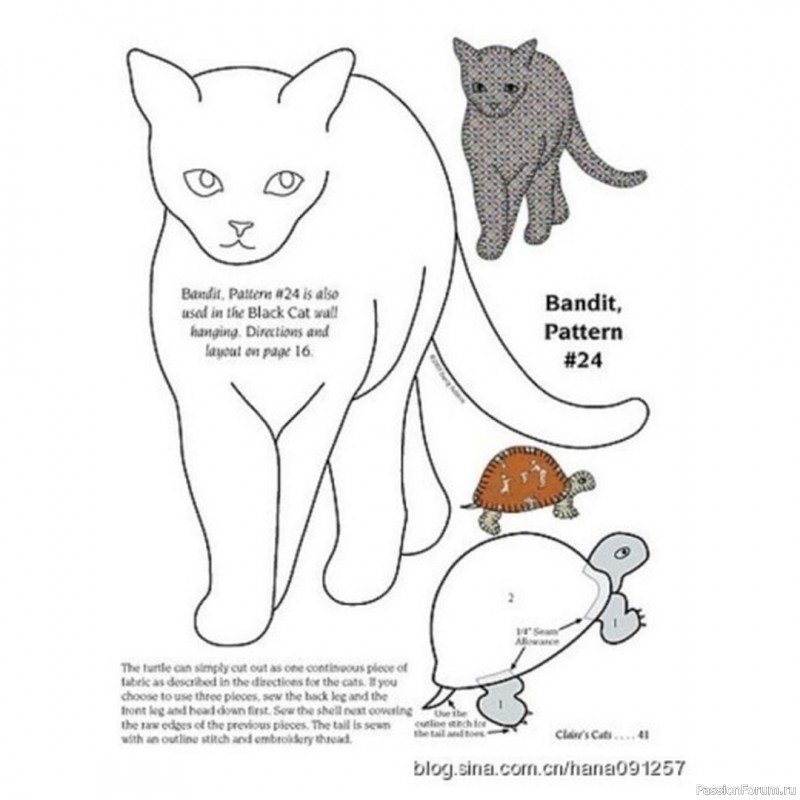 Идеи аппликаций с котиками