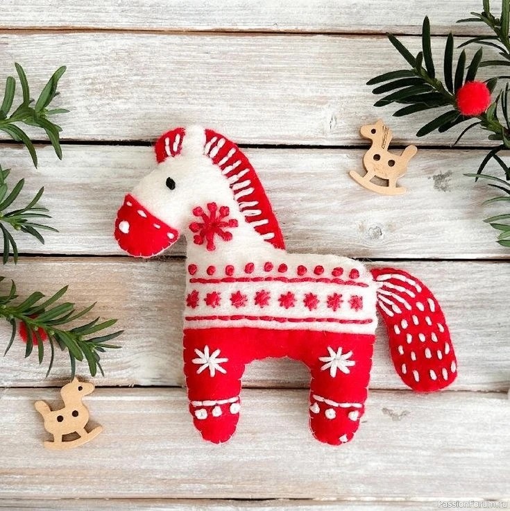 Шьем лошадку - елочную игрушку. Выкройки
