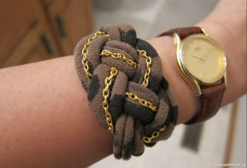 Объемный плетеный браслет. МК
