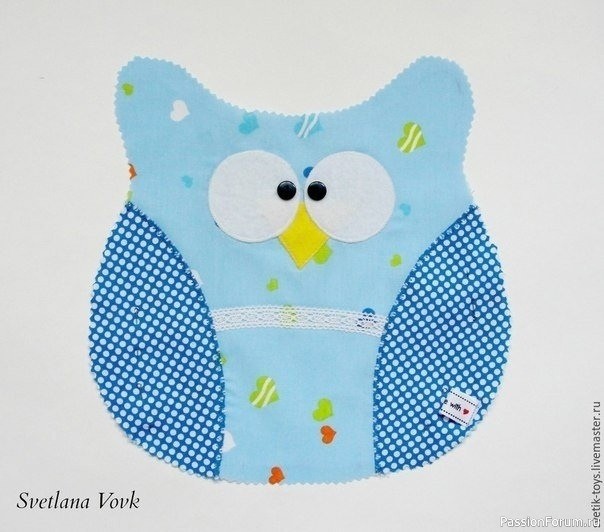 Совушка-подушка. Выкройки