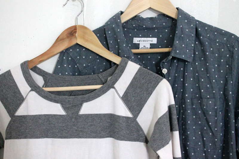 Как из старой рубашки сшить новый пуловер с баской