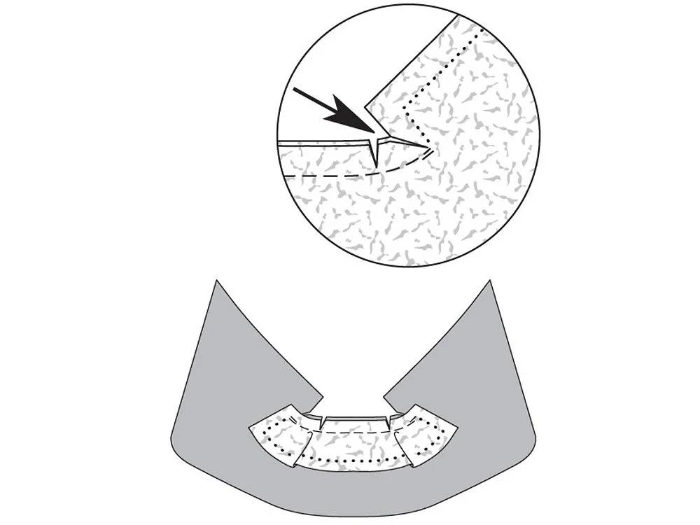 Жакет с необычным воротником и комбинированными рукавами: пошаговый мастер-класс