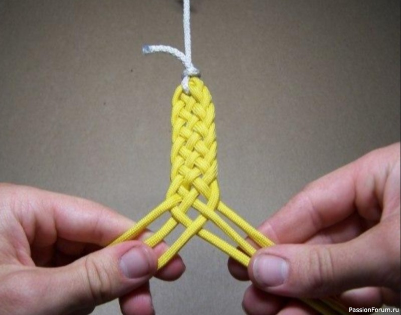 Объемный плетеный браслет. МК