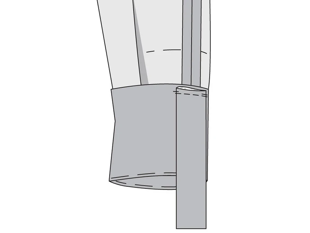 Жакет с необычным воротником и комбинированными рукавами: пошаговый мастер-класс