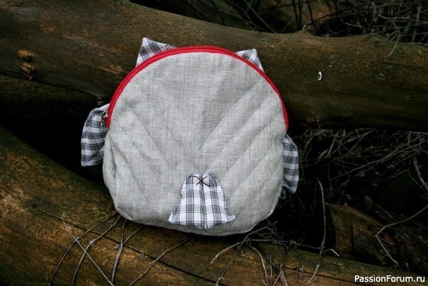 Шьем необычную косметичку. Выкройка