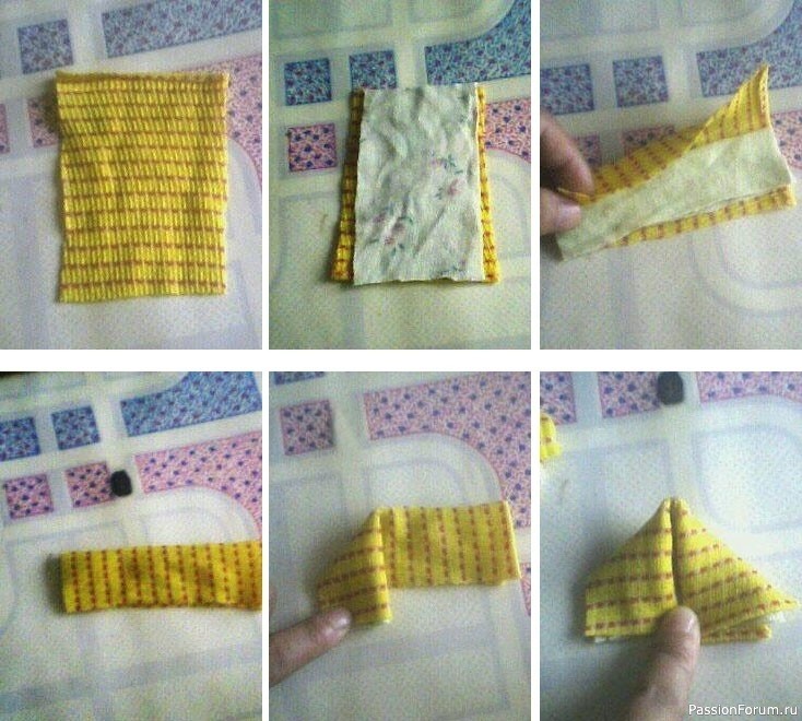 Делаем коврик из лоскутков