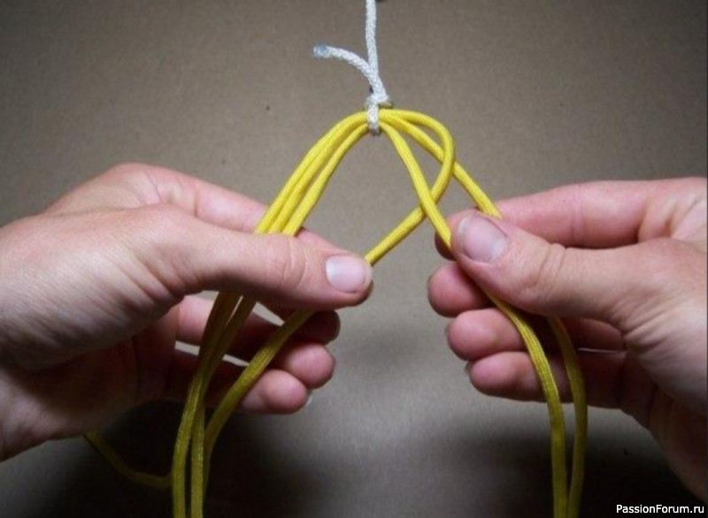 Объемный плетеный браслет. МК