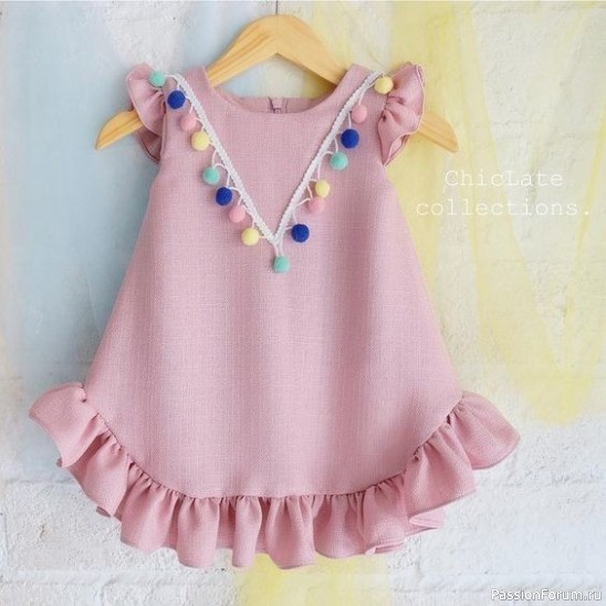 Идеи летних платьев для девочки + схемы