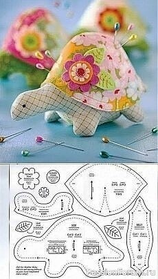 Игольницы для рукодельниц. Выкройки