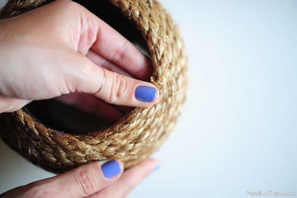 Ваза в стиле рустик: мастер-класс