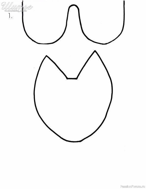 Котик-грелка. Выкройки