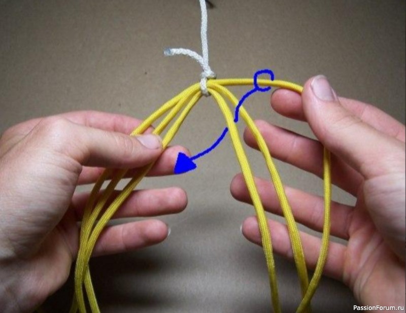 Объемный плетеный браслет. МК