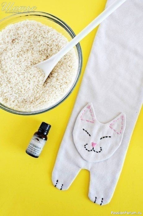 Котик-грелка. Выкройки