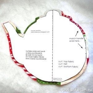 Подставки под горячее в стиле пэчворк. Выкройки