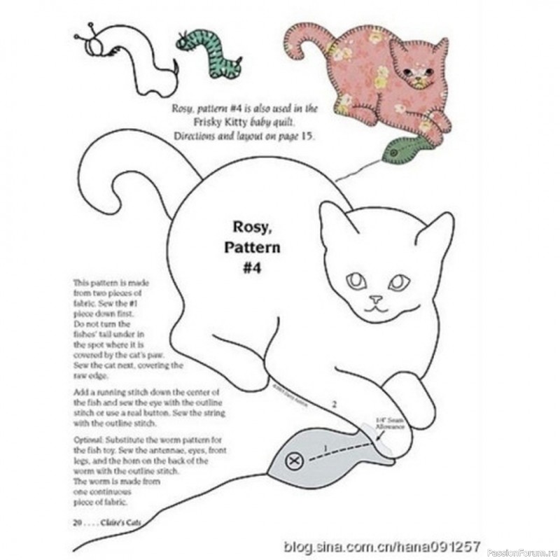 Идеи аппликаций с котиками