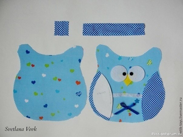 Совушка-подушка. Выкройки