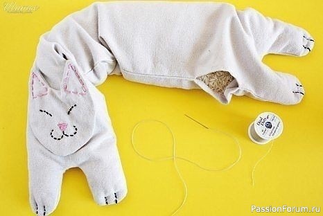 Котик-грелка. Выкройки