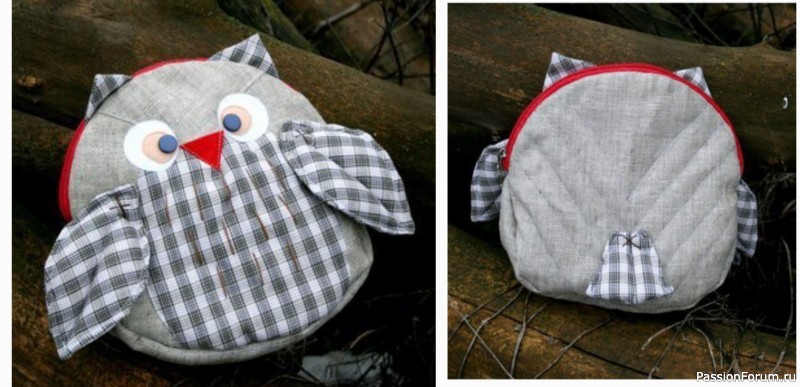 Шьем необычную косметичку. Выкройка