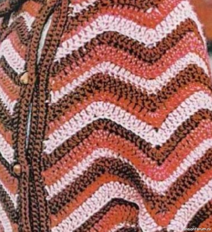 Вязаное детское пончо. Схема