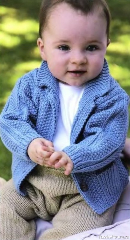 Детский жакет на 3-6 лет. Описание