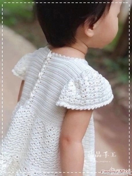 Детское платье крючком. Схемы