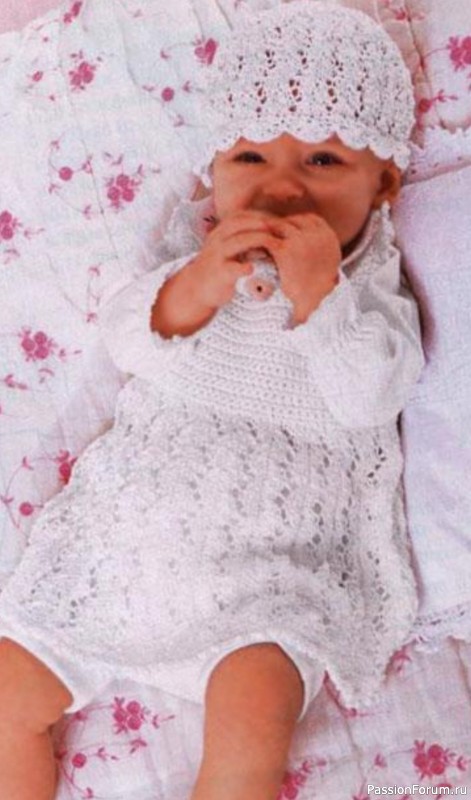 Жакет, платье и шапочка. Описание