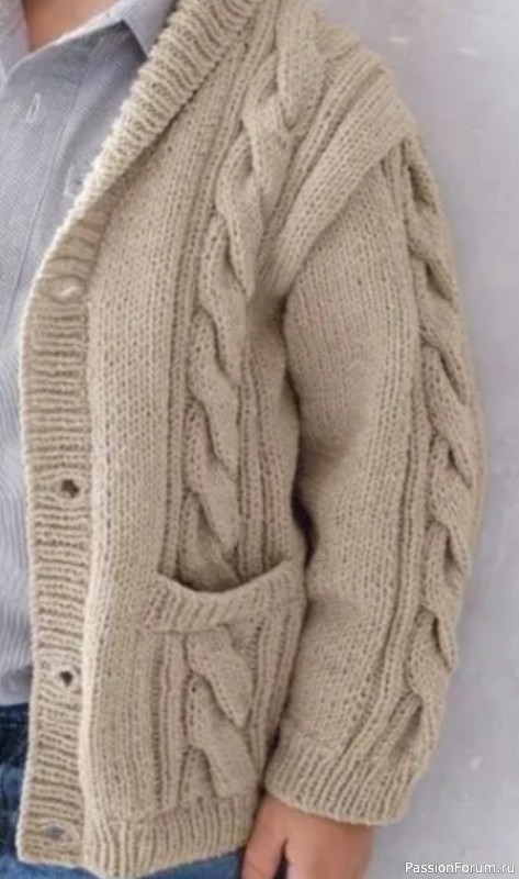 Жакет для мальчика спицами
