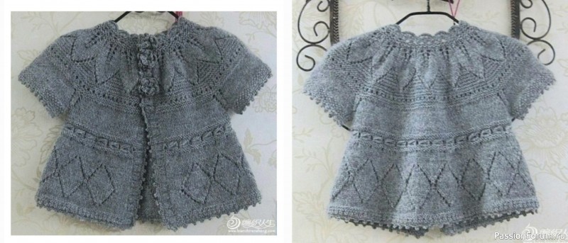 Кардиган для девочки. Описание