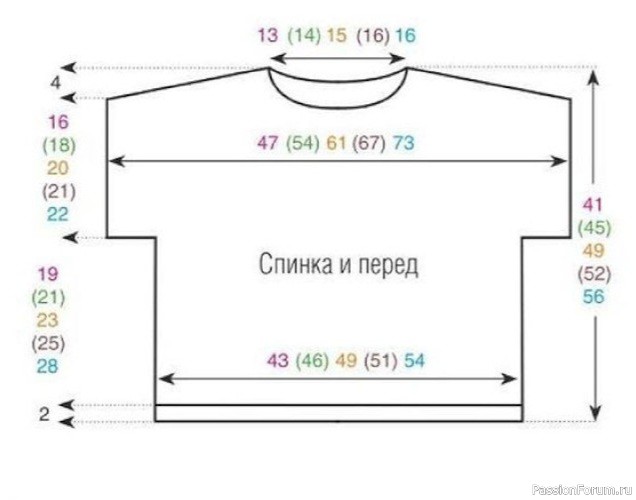 Платье-пончо спицами для девочки. Схема