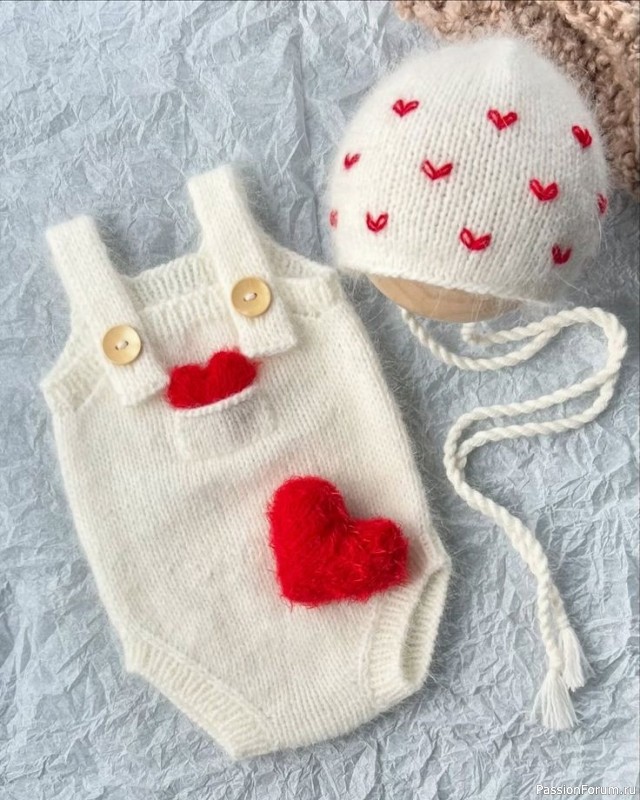 Детское боди спицами. Схема