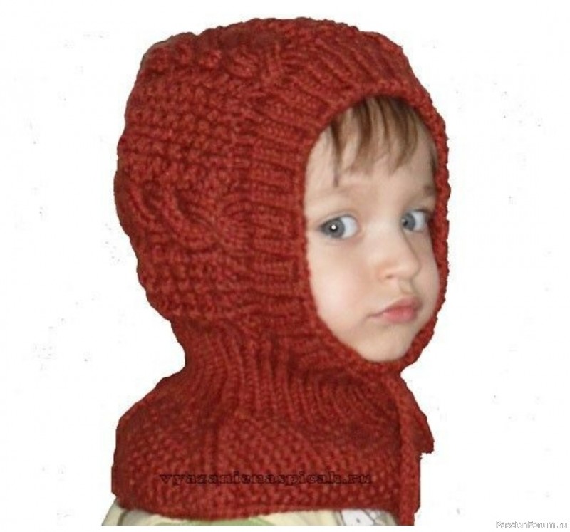 Шапка-шлем для малыша: тепло и уют