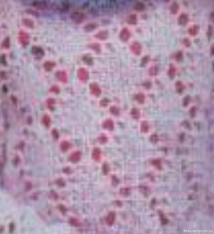 Ажурный розовый пуловер вязание для девочки