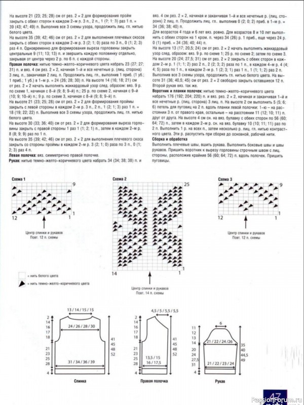 Шапка, шарф и два жакета. Описание