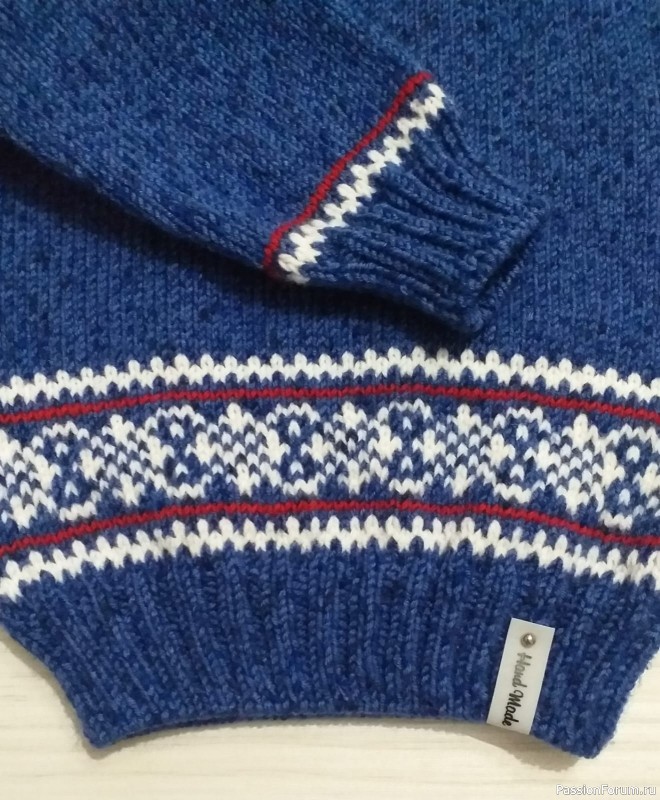 Детский свитер. Описание