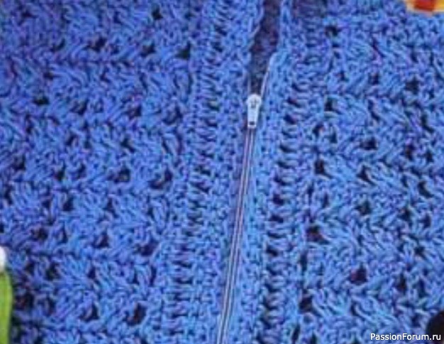 Жилет с капюшоном крючком на 9 месяцев