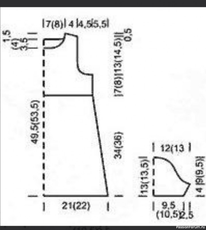 Платье-туника для девочки. Описание