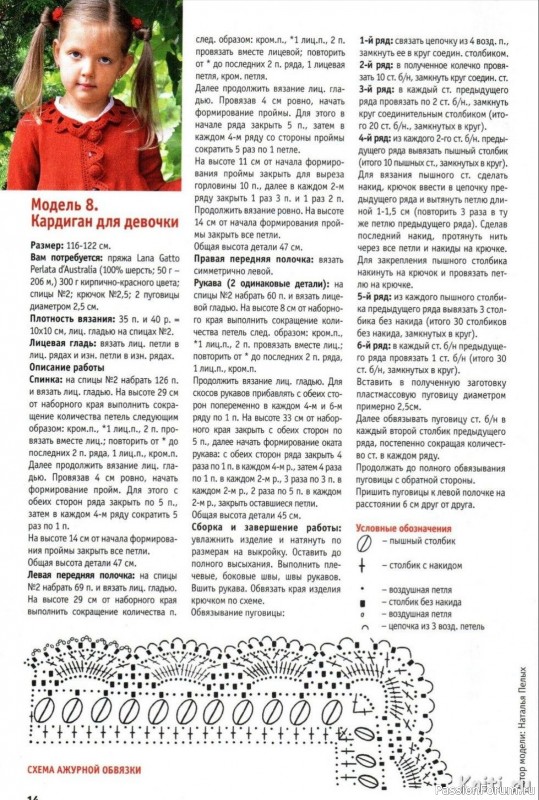 Детский кардиган, прекрассный наряд для вашей девочки